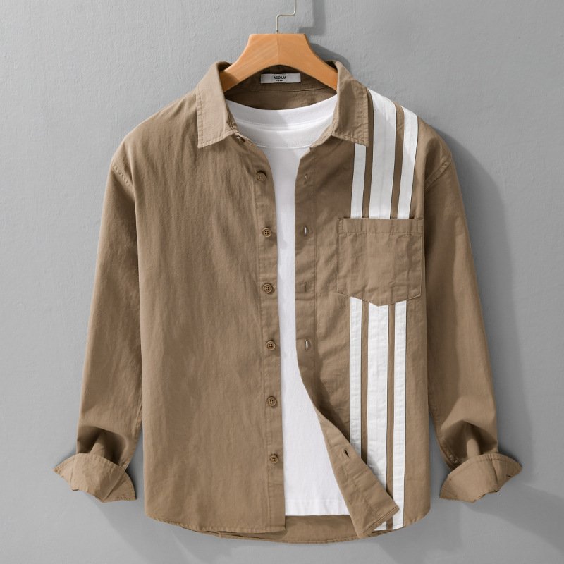 Contrast Panel Shirt