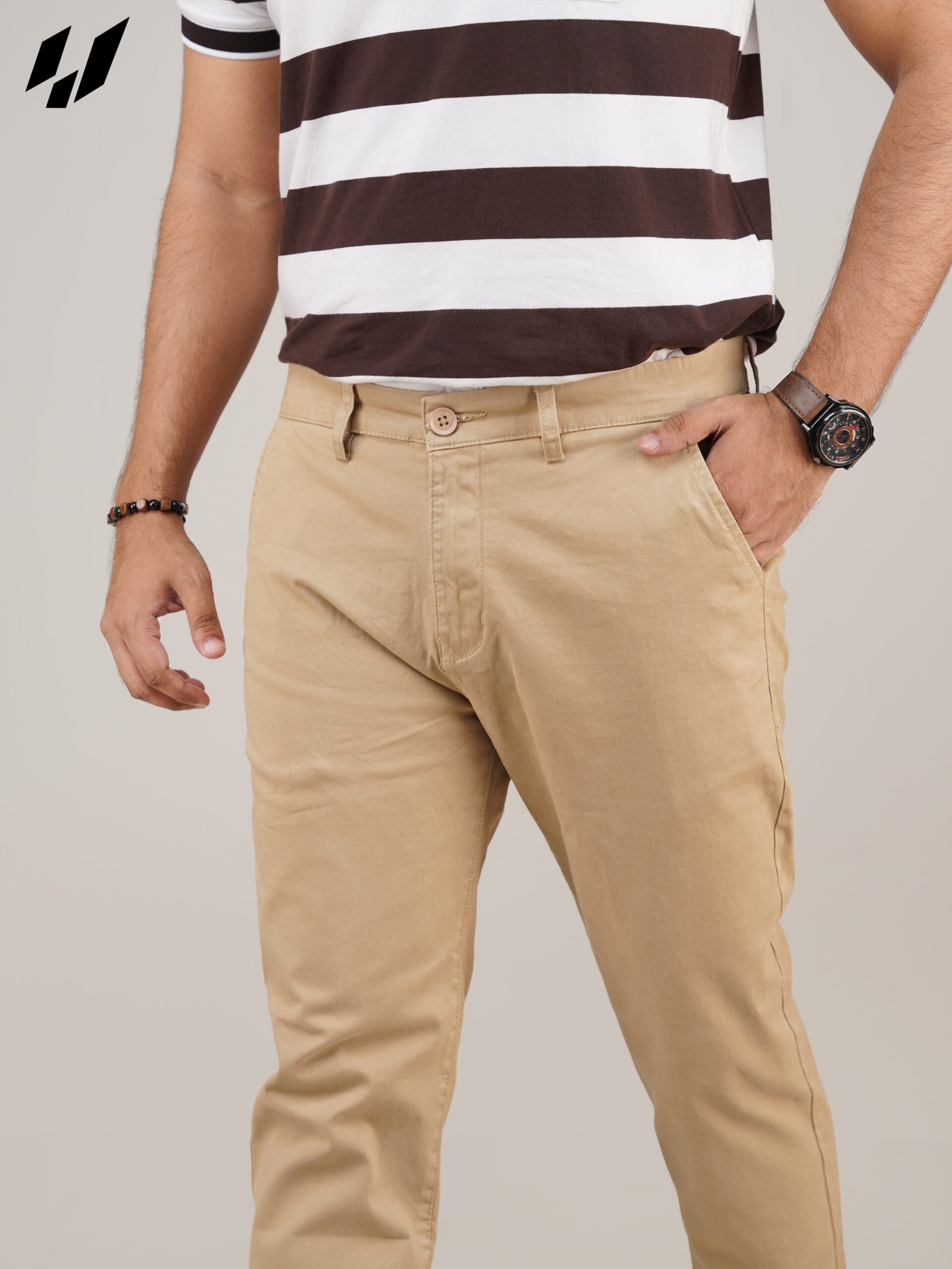Premium Off White Twill Pants