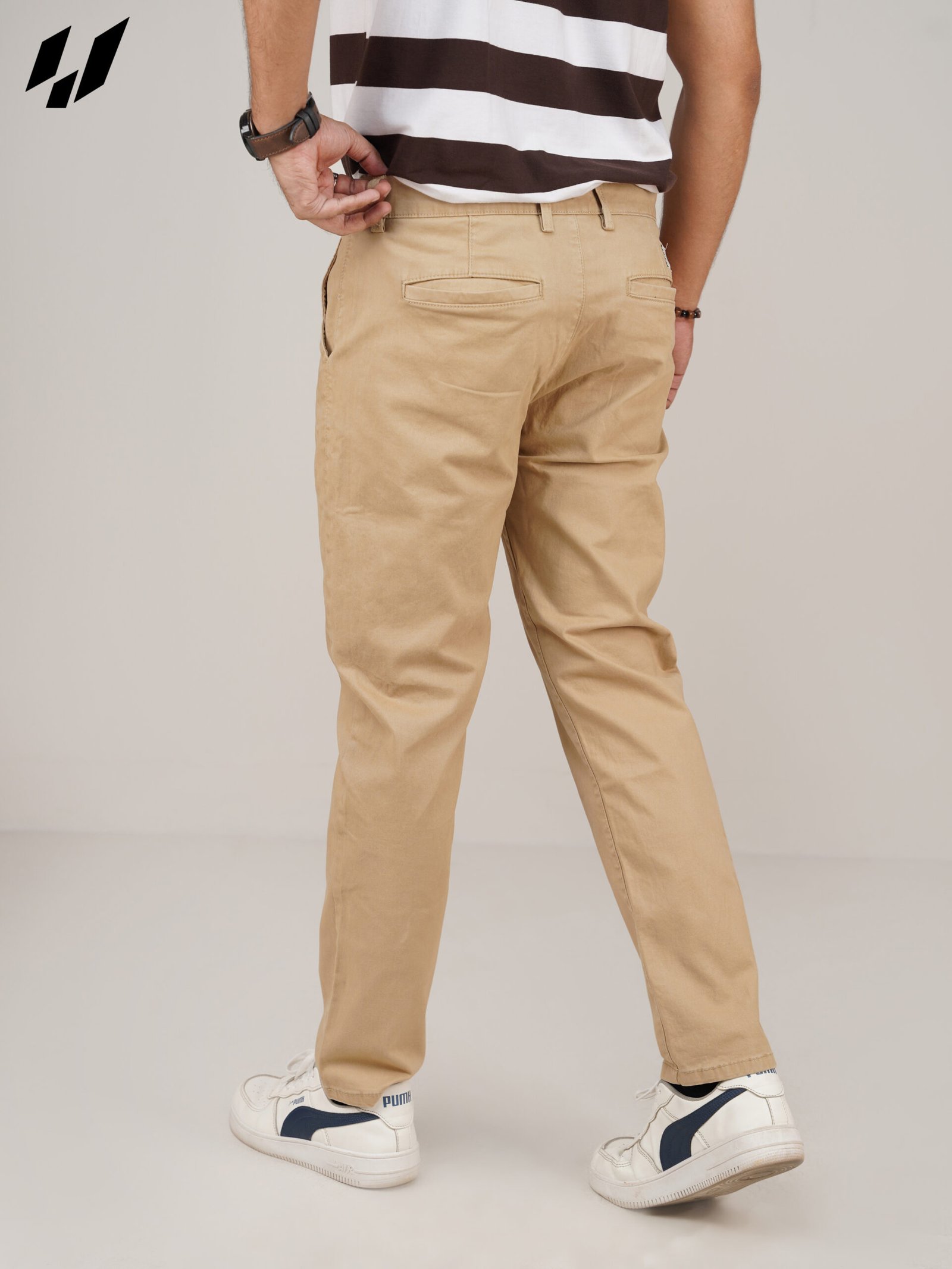 Premium Off White Twill Pants