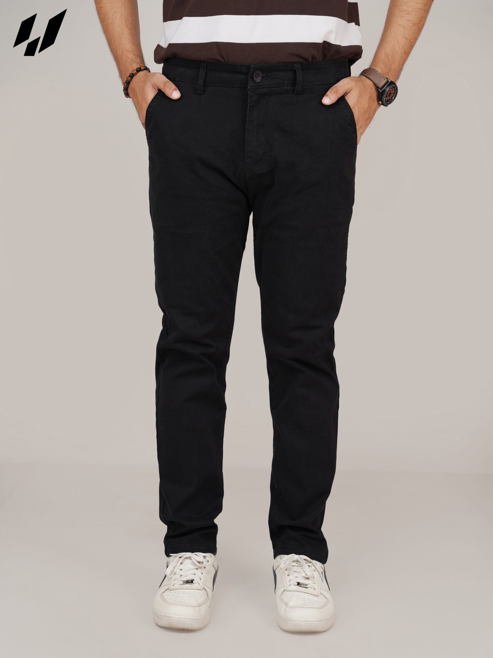 Premium Black Twill Pants