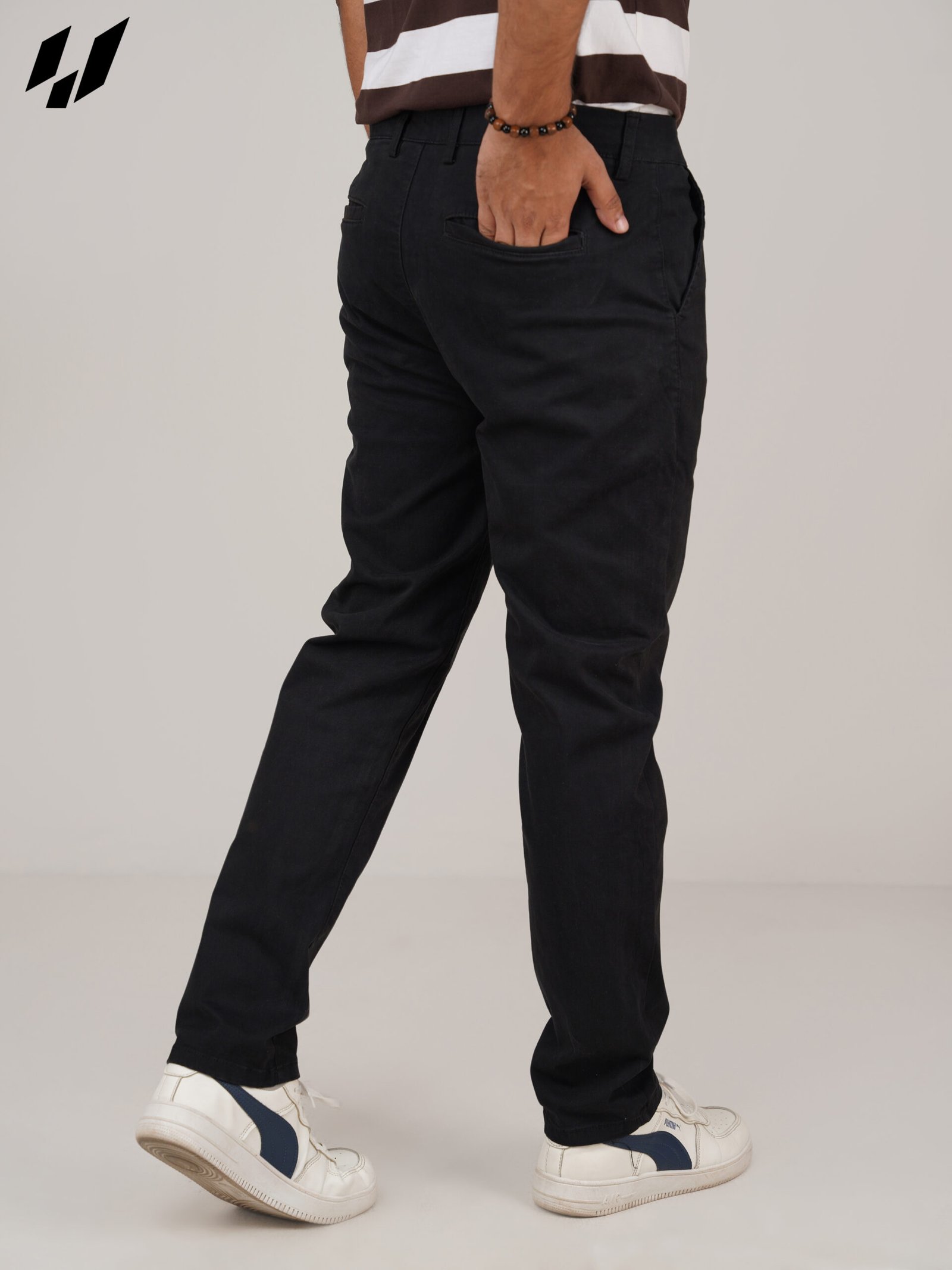 Premium Black Twill Pants