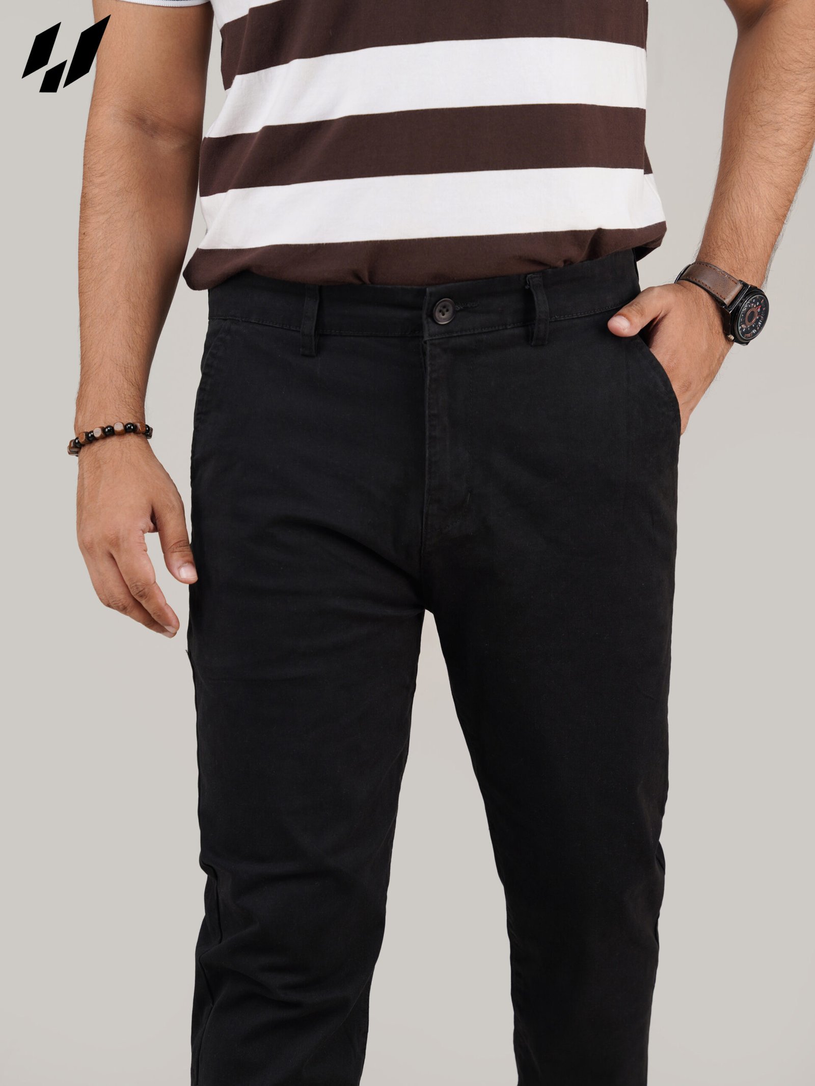 Premium Black Twill Pants